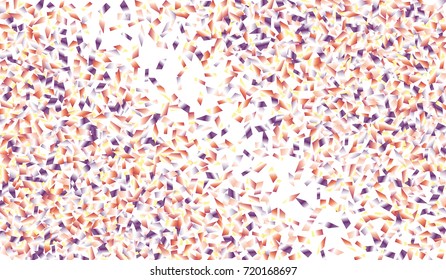 Confetti Isolated on White Background. Backdrop Can Be Removed and Changed to Any Other. Vector Pattern for Greeting Card or Poster
