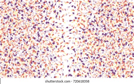 Confetti Isolated on White Background. Backdrop Can Be Removed and Changed to Any Other. Vector Pattern for Greeting Card or Poster