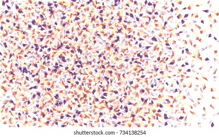 Confetti Isolated on White Background. Backdrop Can Be Removed and Changed to Any Other. Vector Pattern for Greeting Card or Poster