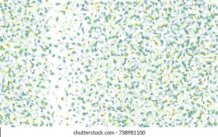 Confetti Isolated on White Background. Backdrop Can Be Removed and Changed to Any Other. Vector Pattern for Greeting Card or Poster