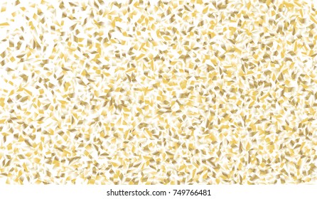Confetti Isolated on White Background. Backdrop Can Be Removed and Changed to Any Other. Vector Pattern for Greeting Card or Poster