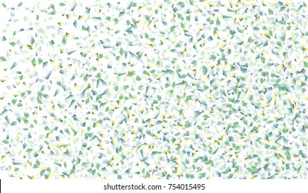 Confetti Isolated on White Background. Backdrop Can Be Removed and Changed to Any Other. Vector Pattern for Greeting Card or Poster
