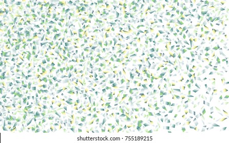 Confetti Isolated on White Background. Backdrop Can Be Removed and Changed to Any Other. Vector Pattern for Greeting Card or Poster