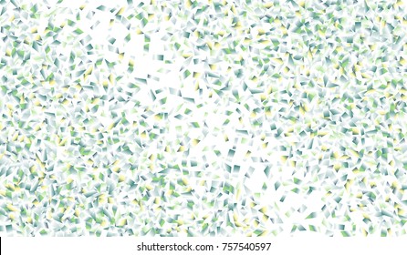 Confetti Isolated on White Background. Backdrop Can Be Removed and Changed to Any Other. Vector Pattern for Greeting Card or Poster