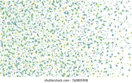 Confetti Isolated on White Background. Backdrop Can Be Removed and Changed to Any Other. Vector Pattern for Greeting Card or Poster