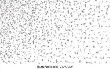 Confetti Isolated on White Background. Backdrop Can Be Removed and Changed to Any Other. Vector Pattern for Greeting Card or Poster