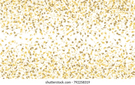 Confetti Isolated on White Background. Backdrop Can Be Removed and Changed to Any Other. Vector Pattern for Greeting Card or Poster