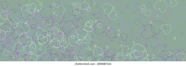 Confetti Neon Multicolor Olive Violet Print. Bright Green Love Bordo Pink Modern Design. Purple Pastel Vivid Blue White Simple Romantic Pic. Mint Colorful Party Hearts Ornamental Fabrics.