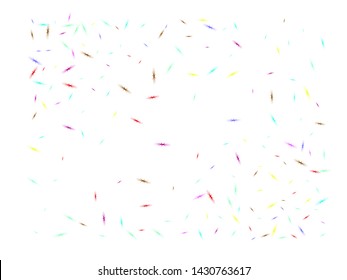 Confetti new background collection. A selection of background confetti illustrations. Multicolor star birds energy.