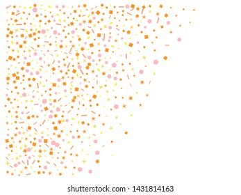 Confetti new background cool. Wonderful confetti background texture. Colored hexagons, stars, ovals star.