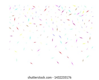 Confetti new background fluid. Multicolor star birds light. The good confetti background illustrations design.