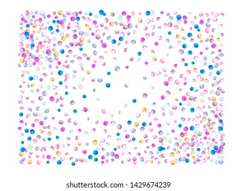 Confetti new background glossy. Confetti of light backgrounds. Colored mesh balls creative.