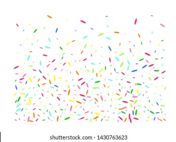 Confetti new background soft. A good selection of confetti. Multicolor hexagonal shapes wallpaper.