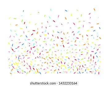 Confetti new background texture. The good confetti background illustrations design. Multicolor hexagonal shapes beautiful.