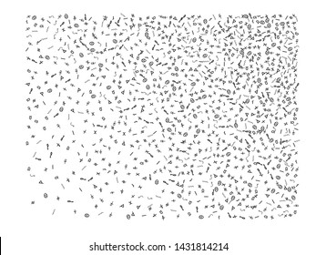 A confetti new backgrounds patterns. Confetti new background gradient. Hand drawn Egypt signs decoration.