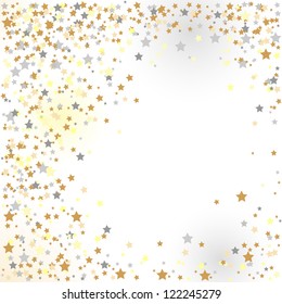 confetti, New Year's celebration - vector background