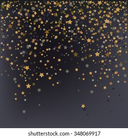 Confetti, New Year's celebration - vector background