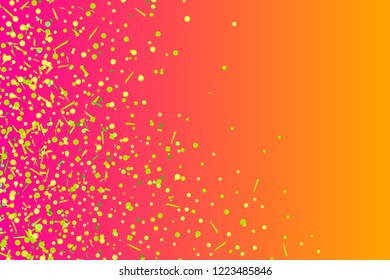 Confetti on isolated background. Bright explosion. Abstract colored firework. Geometric texture with colorful glitters. Image for banners, posters and flyers. Greeting cards