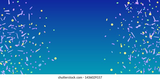 Confetti on isolated background. Bright explosions. Holiday texture with colorful glitters. Print for your design