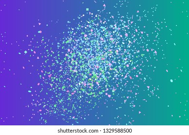 Confetti on isolated background. Luxury texture. Colorful backdrop with glitters. Pattern for work. Print for polygraphy, posters, banners and textiles. Doodle for design and business
