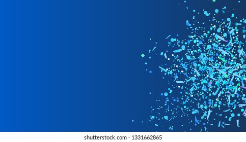Confetti on isolated background. Luxury texture. Festive backdrop with glitters. Pattern for work. Print for polygraphy, posters, banners and textiles. Doodle for design and business