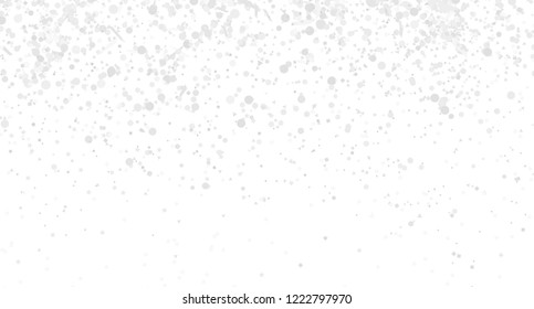 Confetti on isolated white background. Geometric texture with glitters. Image for banners, posters and flyers. Greeting cards. Black and white illustration