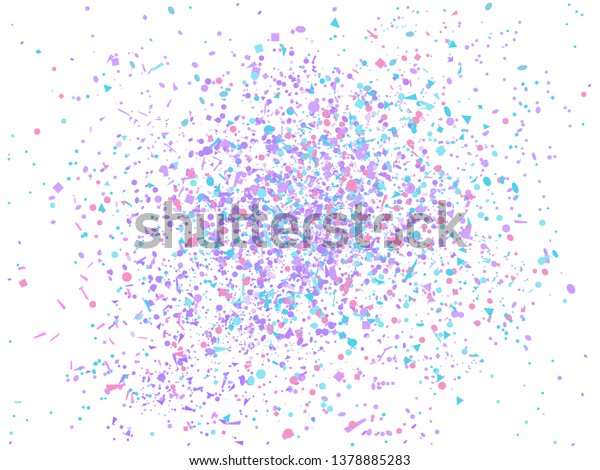 Confetti On Isolated White Background Luxury Stock Vector (Royalty Free
