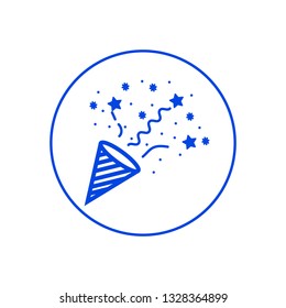 Confetti paper icon