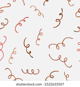 Confetti party element seamless pattern background design.