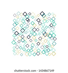 Confetti pattern minimal geometric cover template of isolated elements.Future geometric cover confetti pattern. Used as print, card, backdrop, template, texture, background, wallpaper, banner, border