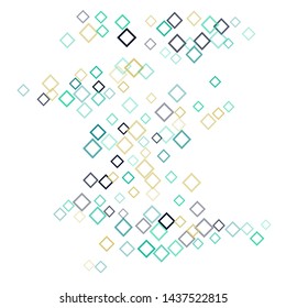 Confetti pattern minimal geometric cover template of isolated elements.Future geometric cover confetti pattern. Used as print, card, backdrop, template, texture, background, wallpaper, banner, border
