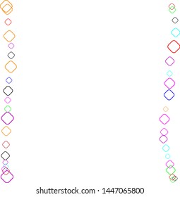 Confetti pattern minimal geometric cover template of isolated elements, vector background.
