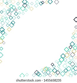 Confetti pattern minimal geometric cover template of isolated elements.Future geometric cover confetti pattern. Used as print, card, backdrop, template, texture, background, wallpaper, banner, border