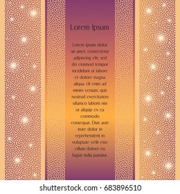 Confetti polka dots background. Can be used for wedding invitation and greeting cards