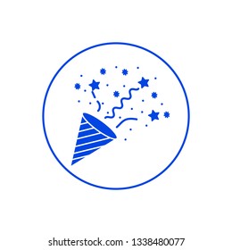 Confetti popper icon