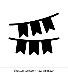 Confetti popper icon vector, filled flat sign, solid pictogram isolated on white. Celebration symbol, logo illustration. Pixel
