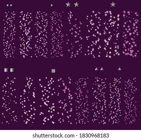 confetti scatter brush colorable by stroke color and samples