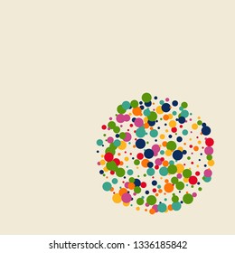 Confetti scattered on a light background.