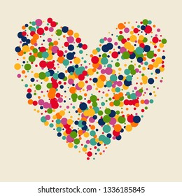 Confetti scattered on a light background.