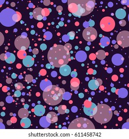 confetti. seamless festive background. vector illustration.