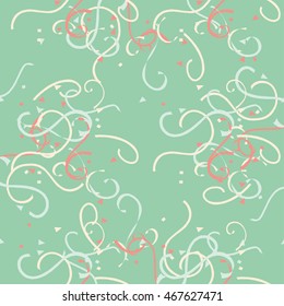 Confetti seamless pattern