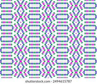 Confetti seamless pattern multicolor vector background