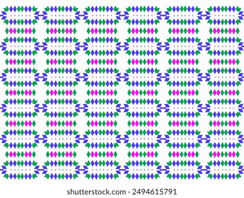 Confetti seamless pattern multicolor vector background