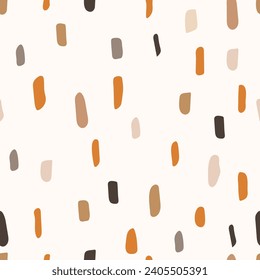 confetti seamless pattern on beige, gray and brown colors pattern for birthday, party, celebration or for any other concept paper cuts.
