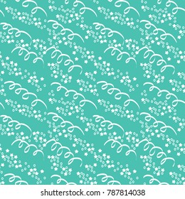 confetti seamless pattern for party