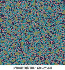 Confetti seamless pattern. Trendy colors