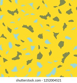 Confetti seamless pattern. Trendy colors