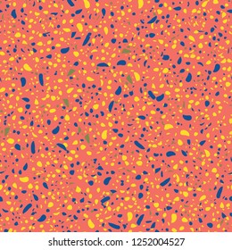 Confetti seamless pattern. Trendy colors