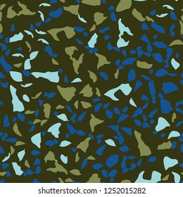 Confetti seamless pattern. Trendy colors