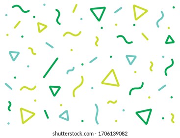 élément vectoriel Confetti Motif Harmonieux. Arrière-Plan Abstrait Harmonieux De Design Rétro. Arrière-Plan Vectoriel avec Saupoudrées. Illustrateur vectoriel